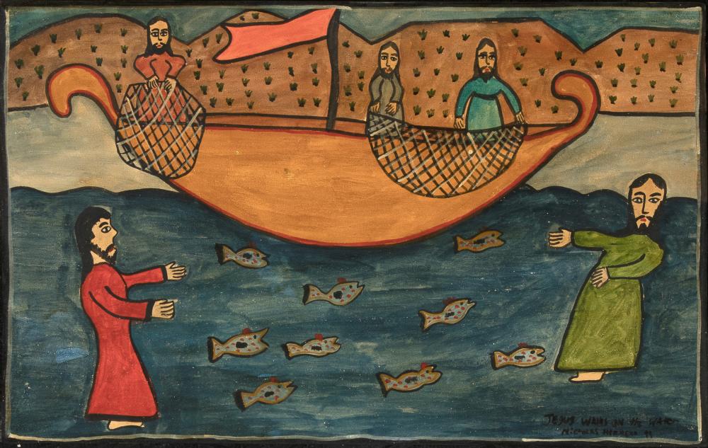 Appraisal: NICHOLAS HERRERA JESUS WALKS ON THE WATER Nicholas Herrera New