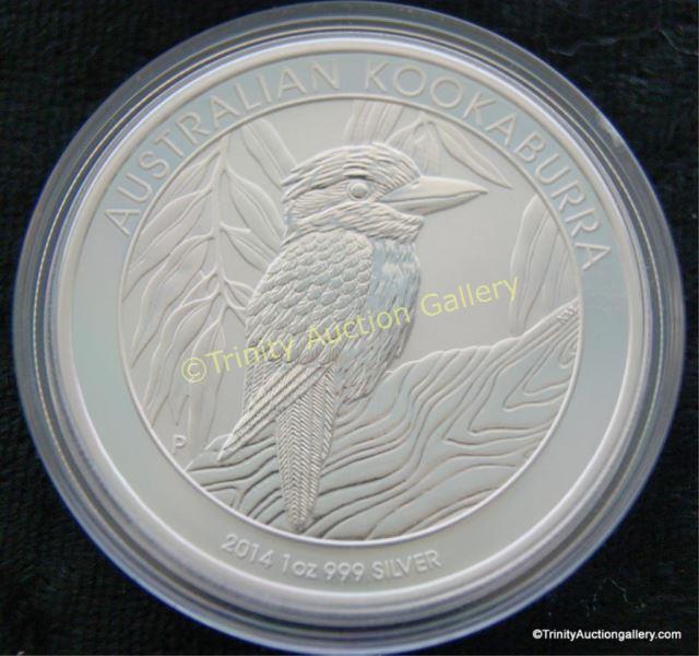 Appraisal: Australian Kookaburra oz Silver Bullion Coin Minted in Fine Silver