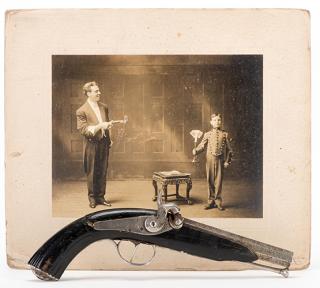 Appraisal: The Great Raymond's Stage Pistol Raymond Maurice Morris Raymond Saunders