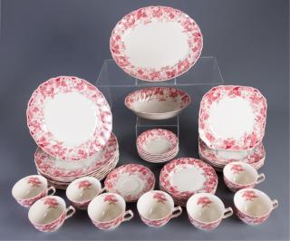 Appraisal: Johnson Brothers Strawberry Fair China Forty piece Johnson Brothers Strawberry