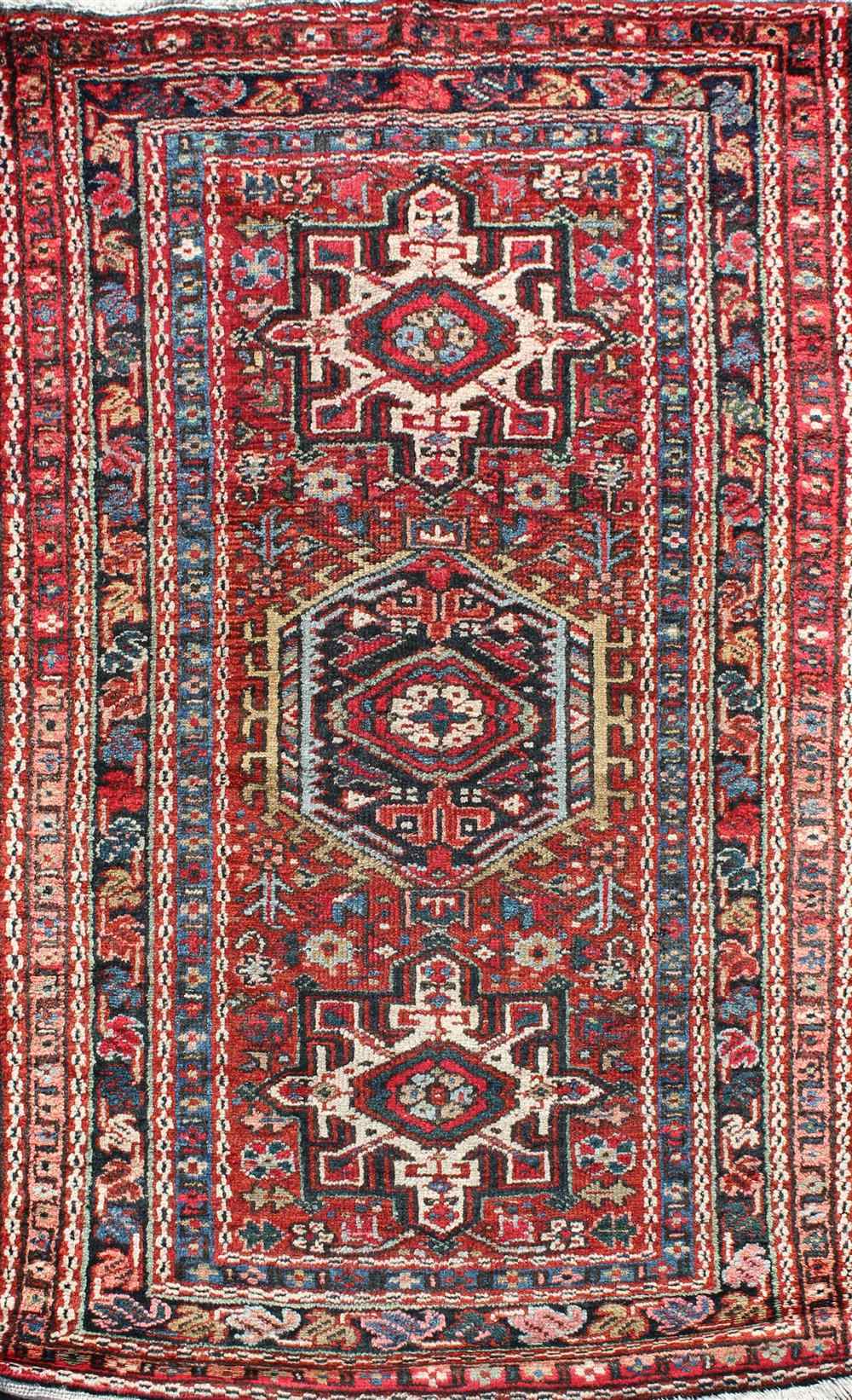 Appraisal: KARAJA RUG approx ' ' Retail tag Provenance From a