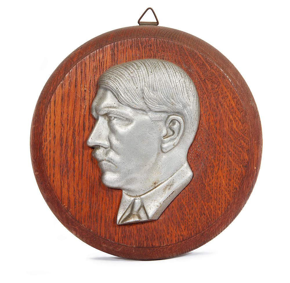 Appraisal: Wall Plaque of Adolf Hitler An extremely well done high-relief