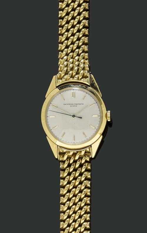 Appraisal: GENTLEMAN'S WRISTWATCH VACHERON CONSTANTIN s Yellow gold g Gold case