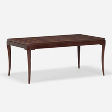 Appraisal: Tommi Parzinger Dining table Parzinger OriginalsUSA c mahogany satinwood h