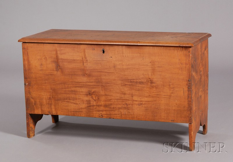 Appraisal: Maple Six Board Chest New England late th century with