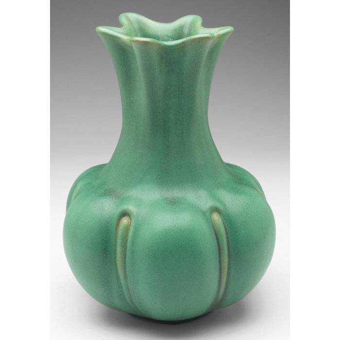 Appraisal: Good Teco vase design attributed to Fritz Albert unusual form