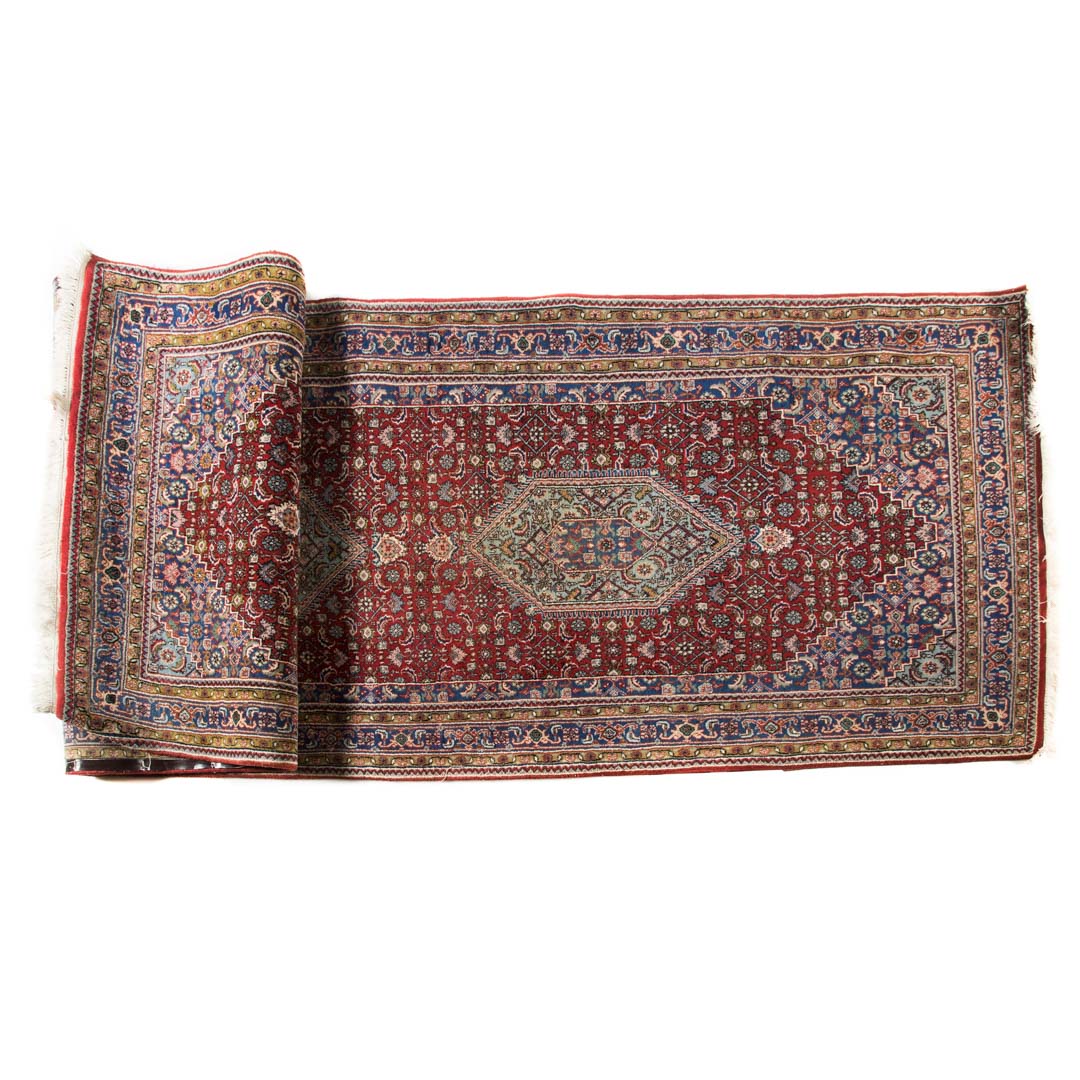 Appraisal: Indo Bijar corridor rug x Condition good condition