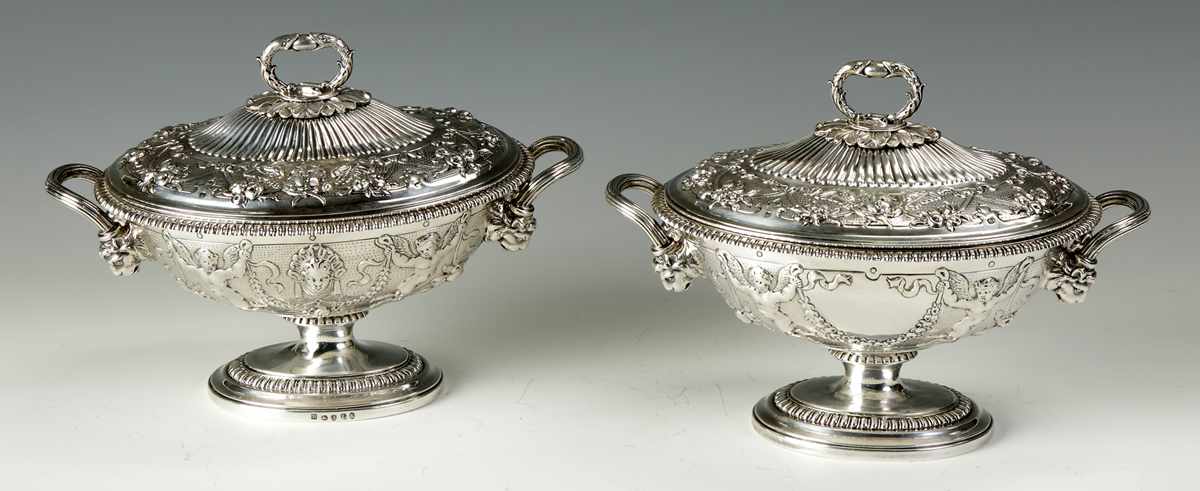 Appraisal: A Fine Rare Pair of Digby Scott Benjamin Smith Covered