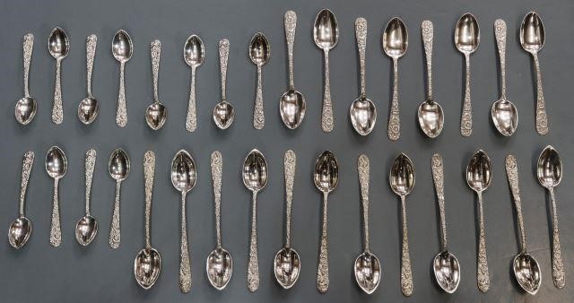 Appraisal: lot of American sterling silver flatware S Kirk Son in