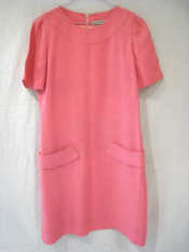 Appraisal: A pink Carolina Herrera dress with pocket detail on the