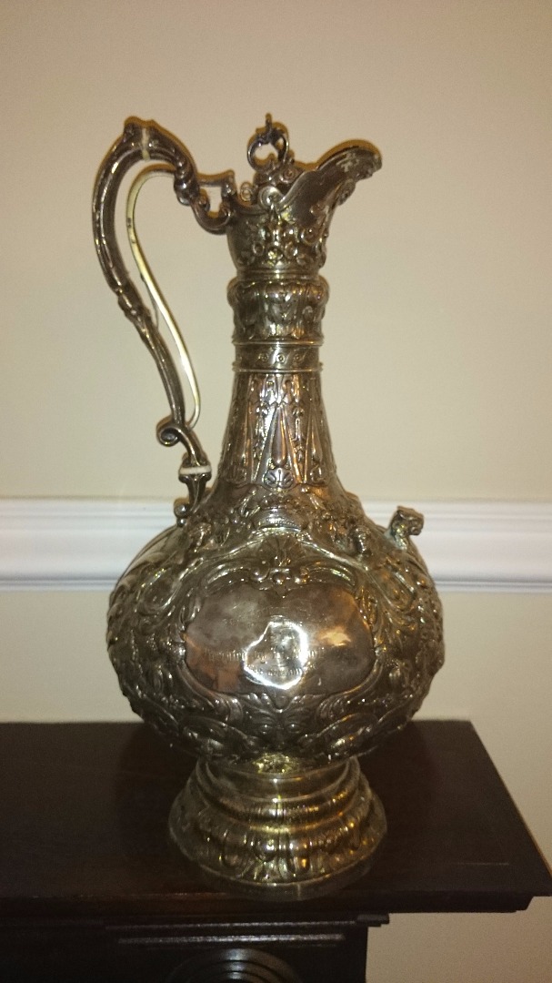 Appraisal: A Victorian silver ewer by James Charles Eddington the bellied