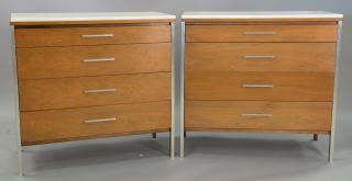 Appraisal: Pair of Paul McCobb by Calvin four drawer chests with