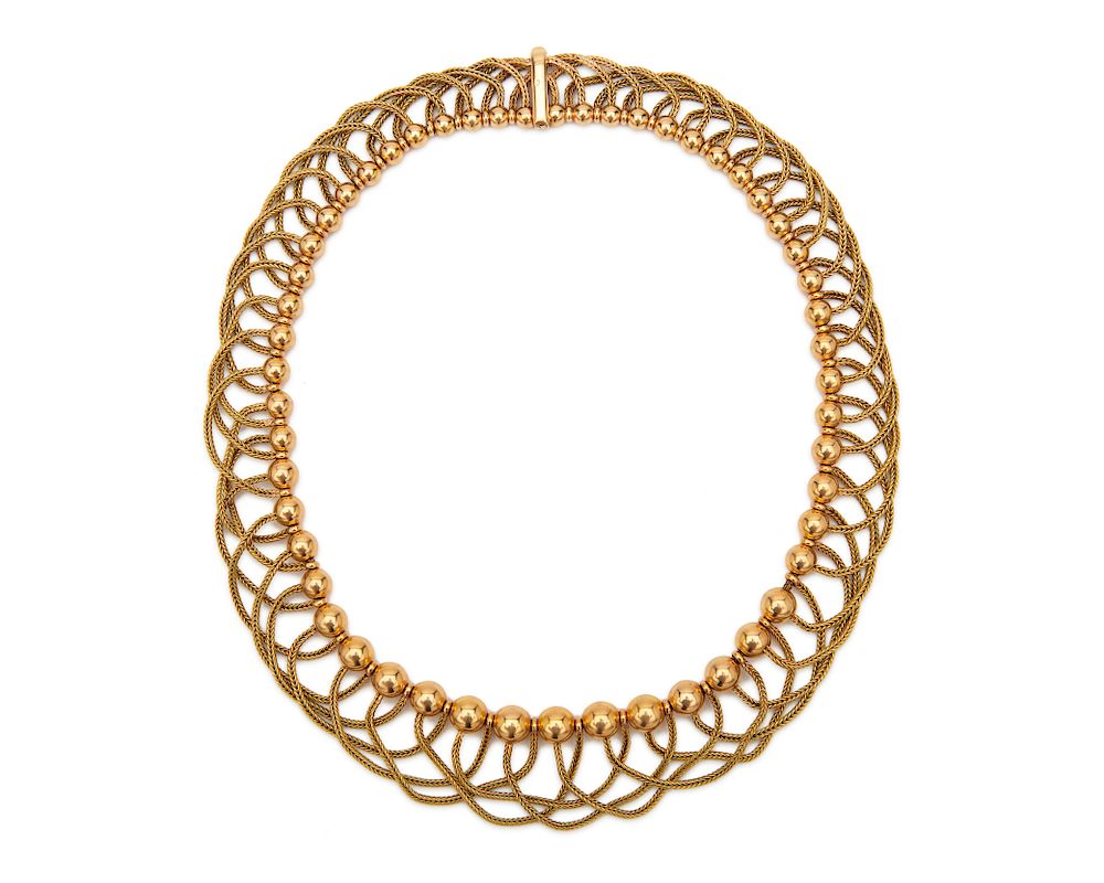 Appraisal: MELLERIO DITS MELLER K Gold Necklace MELLERIO DITS MELLER K