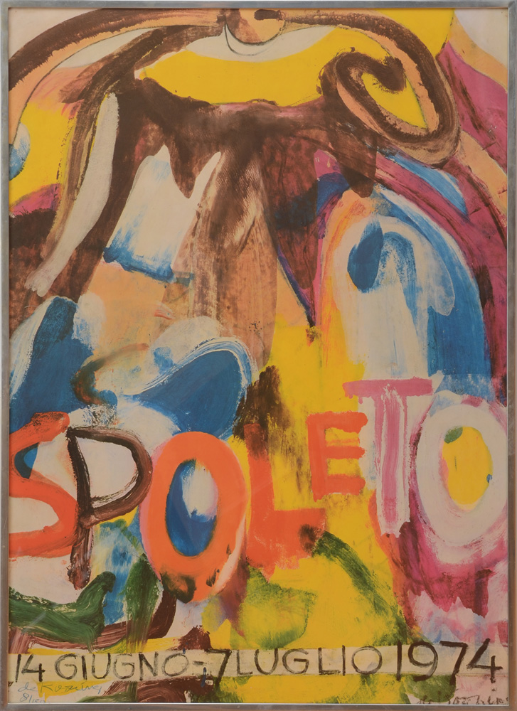 Appraisal: AFTER WILLEM DE KOONING - SPOLETO FESTIVAL POSTER Offset lithograph