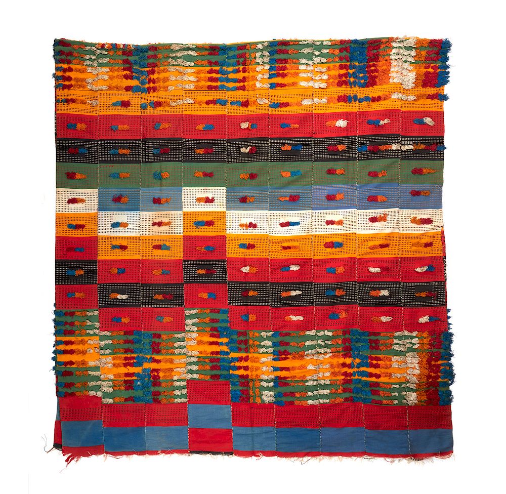 Appraisal: Three Maasai Kenya Shuka Textile Trade Cloths and a large