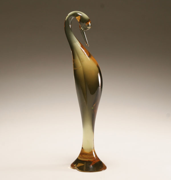 Appraisal: Murano art glass figure of a bird Probably Salviati c