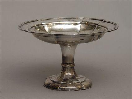 Appraisal: Sterling Silver Compote Provenance from the Estate of Emma Pauline