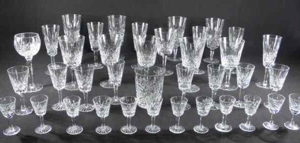 Appraisal: Lot of assorted Waterford cut crystal stemware in the ''Lismore''