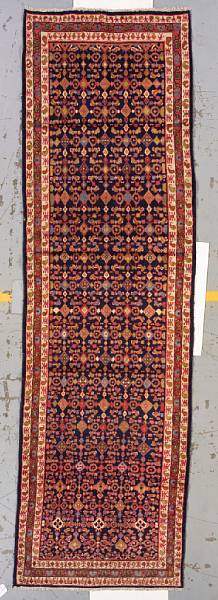 Appraisal: A Malayer runner Central Persia circa size approximately ft in