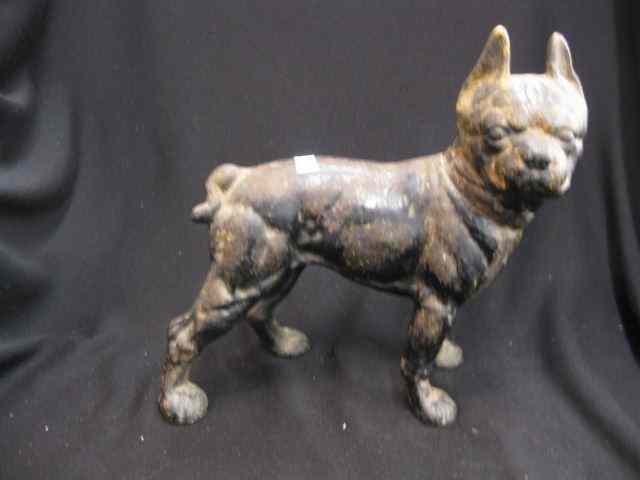 Appraisal: Cast Iron Figural Doorstop of a BullTerrier ''