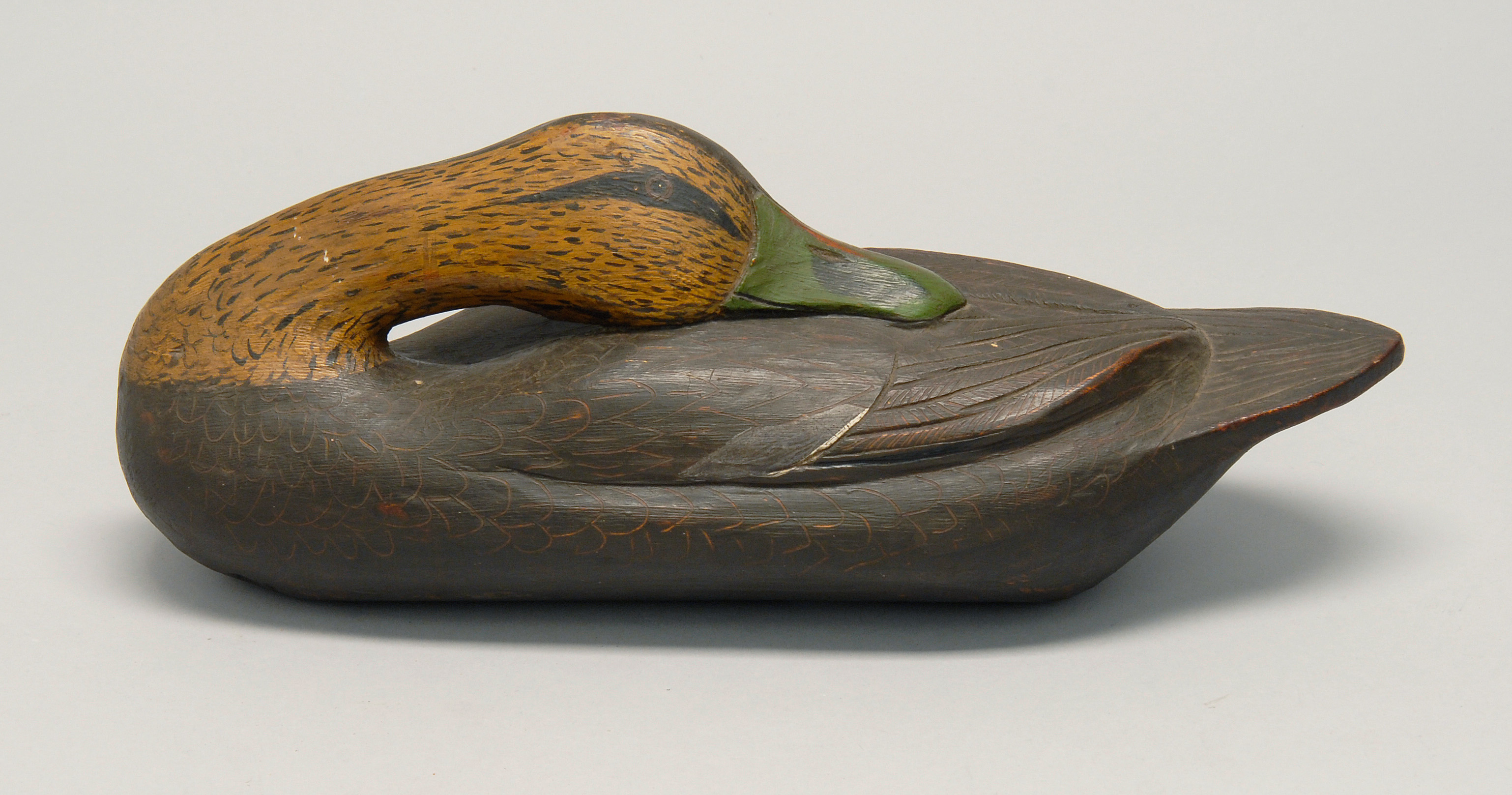 Appraisal: BLACK DUCK DECOY Mid- th CenturyFrom Ontario Maker unknown In