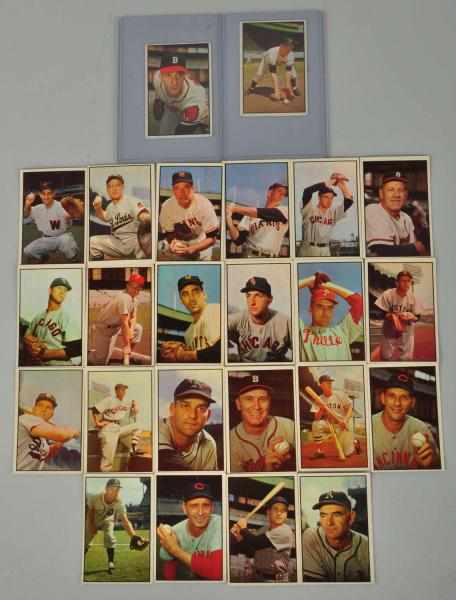 Appraisal: Lot of Bowman Baseball Cards Description Color set Includes no