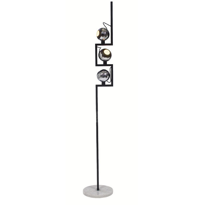 Appraisal: Angelo Lelli floor lamp three directional light sources