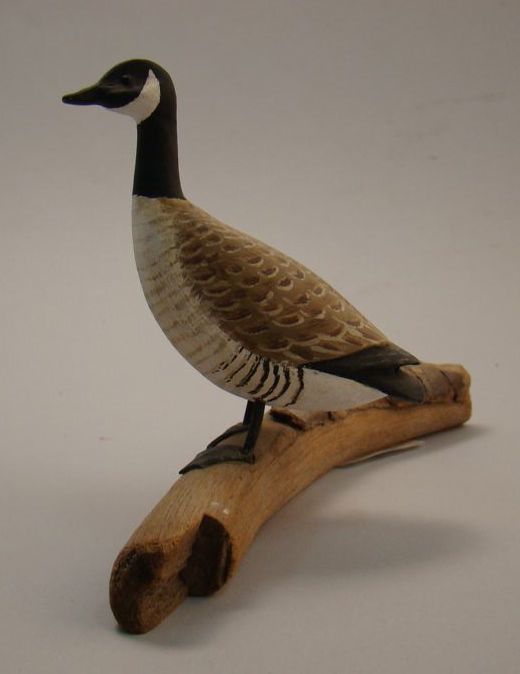 Appraisal: MINIATURE CANADA GOOSE By R E Stuart Signed and dated