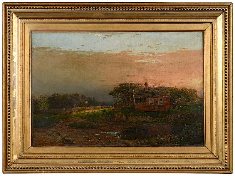 Appraisal: William L Sonntag American - The Farm House signed lower