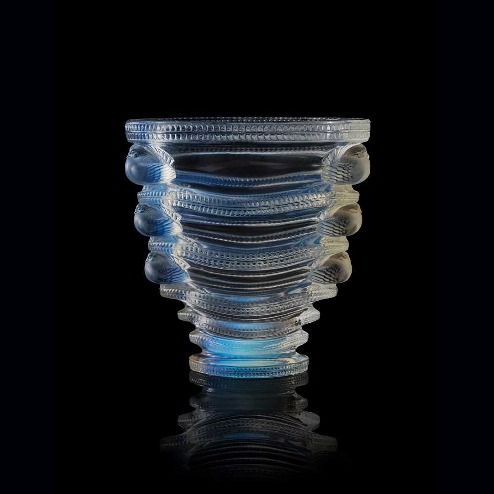 Appraisal: REN LALIQUE FRENCH - SAINT-MARC VASE NO - designed executed