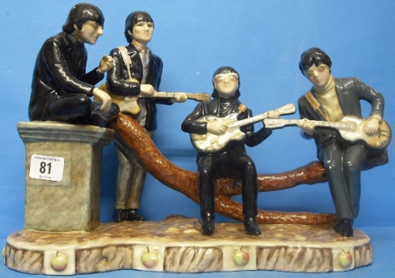 Appraisal: Large Figure Group The Beatles from the Legends of Rock