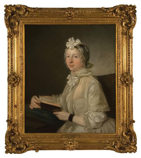 Appraisal: Circle of Johann Zoffany - Portrait of a lady said