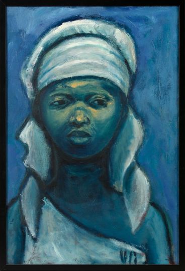 Appraisal: Uli Whitaker American Contemporary Portrait of an African Woman in