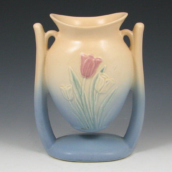 Appraisal: Hull Tulip - - Suspended Vase Tulip suspended vase in