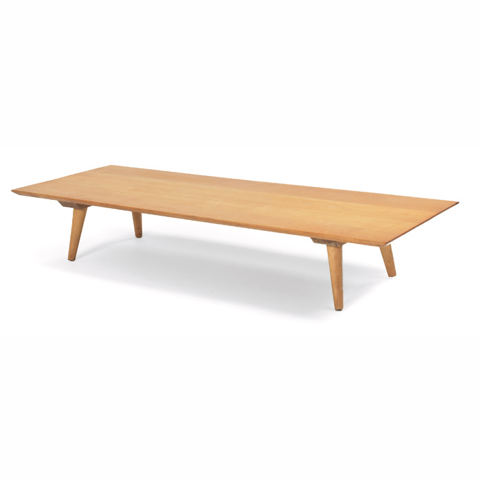 Appraisal: Paul McCobb Planner Group bench by Winchendon maple low form