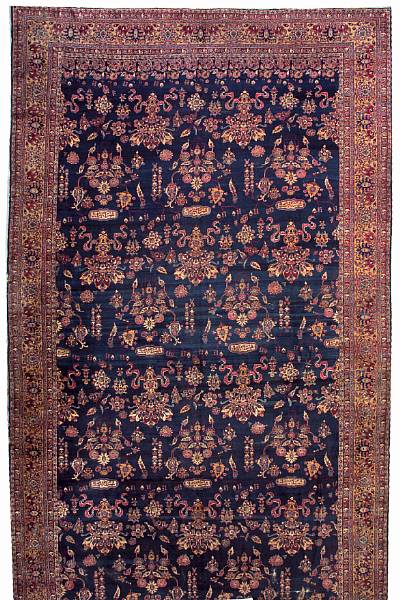 Appraisal: A Lavar Kerman carpet South Central Persia late th century