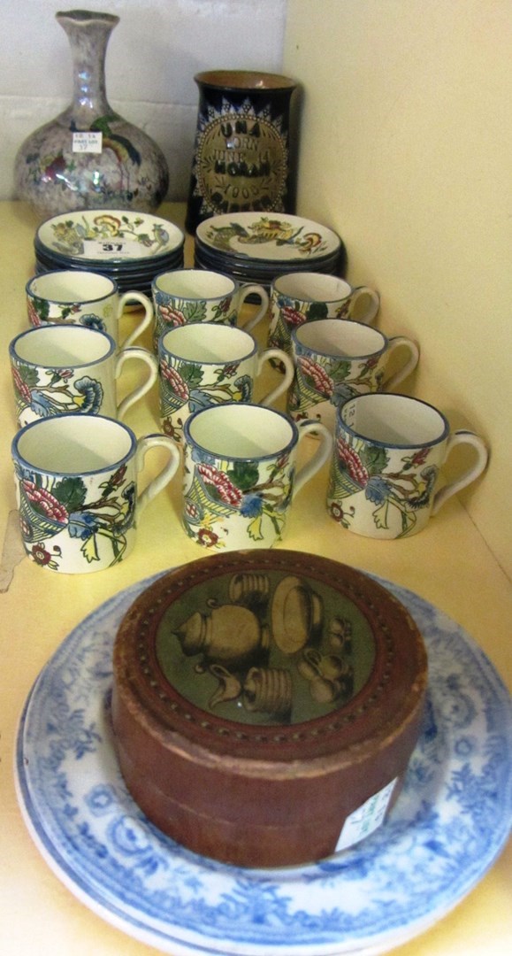 Appraisal: A quantity of ceramics including a childs pottery part tea