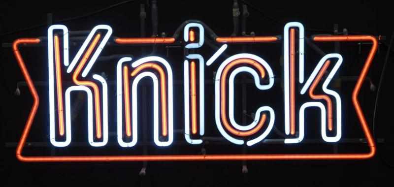 Appraisal: Knick -Stroke Border Neon Sign Description s Jacob Ruppert Brewing