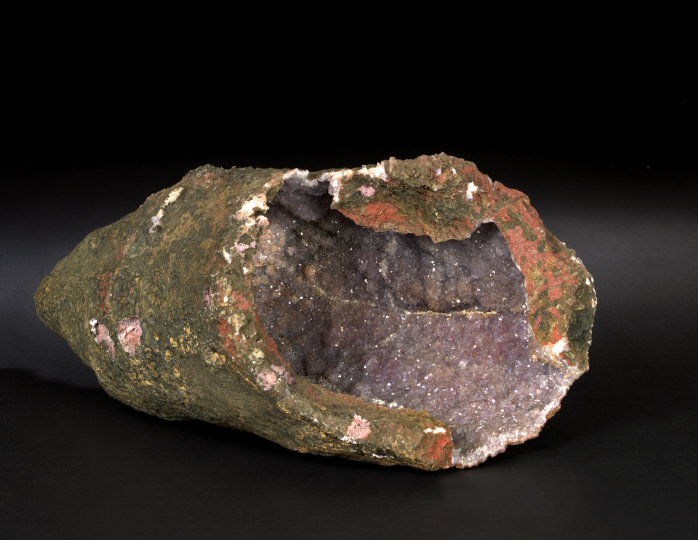 Appraisal: Unusual Cone-Shaped Geode probably volcanic the cone with a weathered