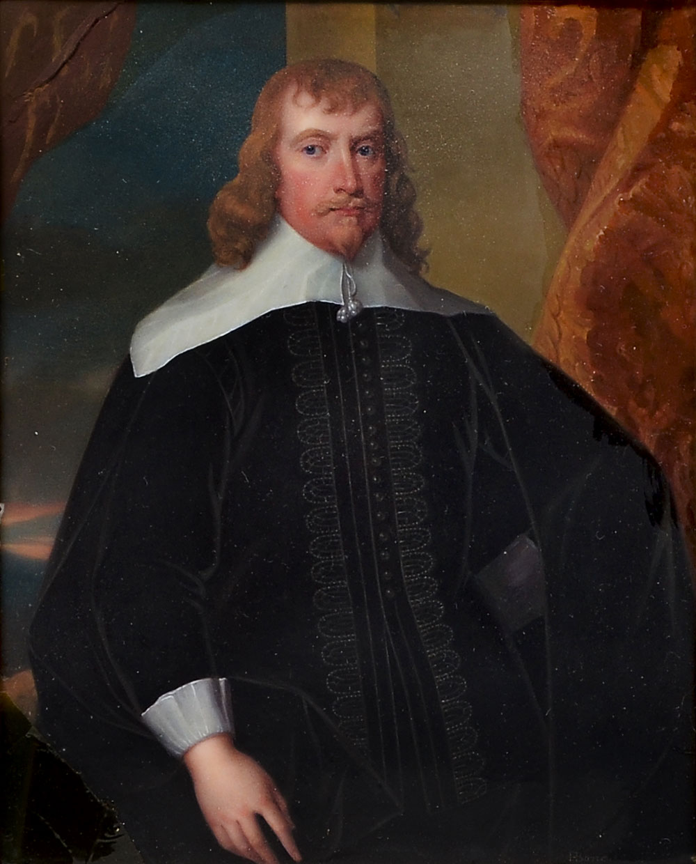 Appraisal: BONE Henry UK - Francis Earl of Bedford painted for