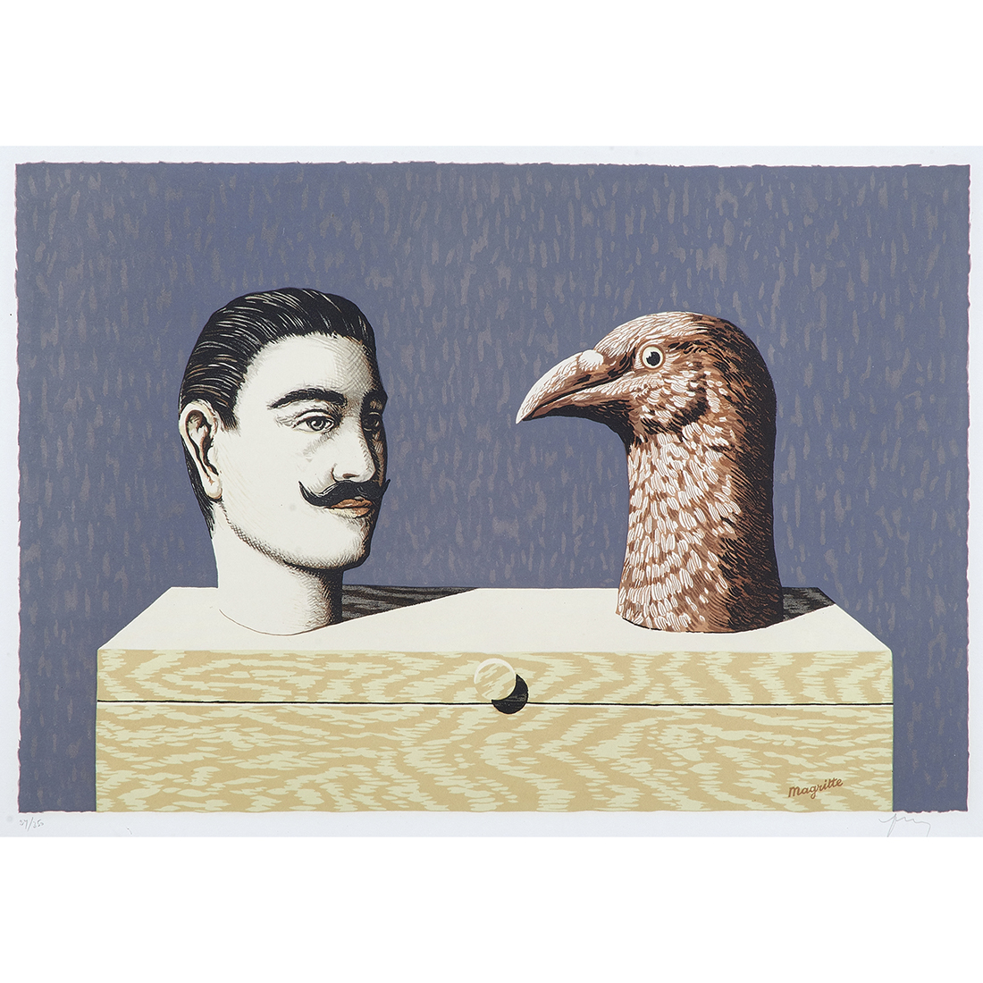 Appraisal: PRINT RENE MAGRITTE Rene Magritte Belgian - Pierreries from Les