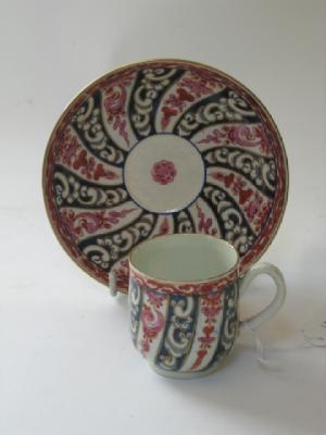 Appraisal: A WORCESTER PORCELAIN CUP AND SAUCER mid to late th