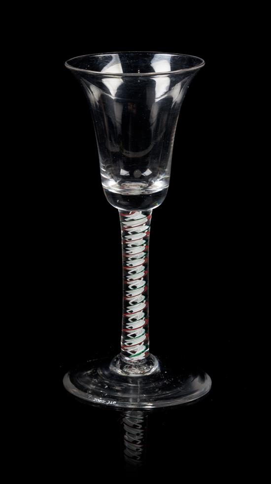 Appraisal: Sale Lot An English Glass Wine Goblet likely th century