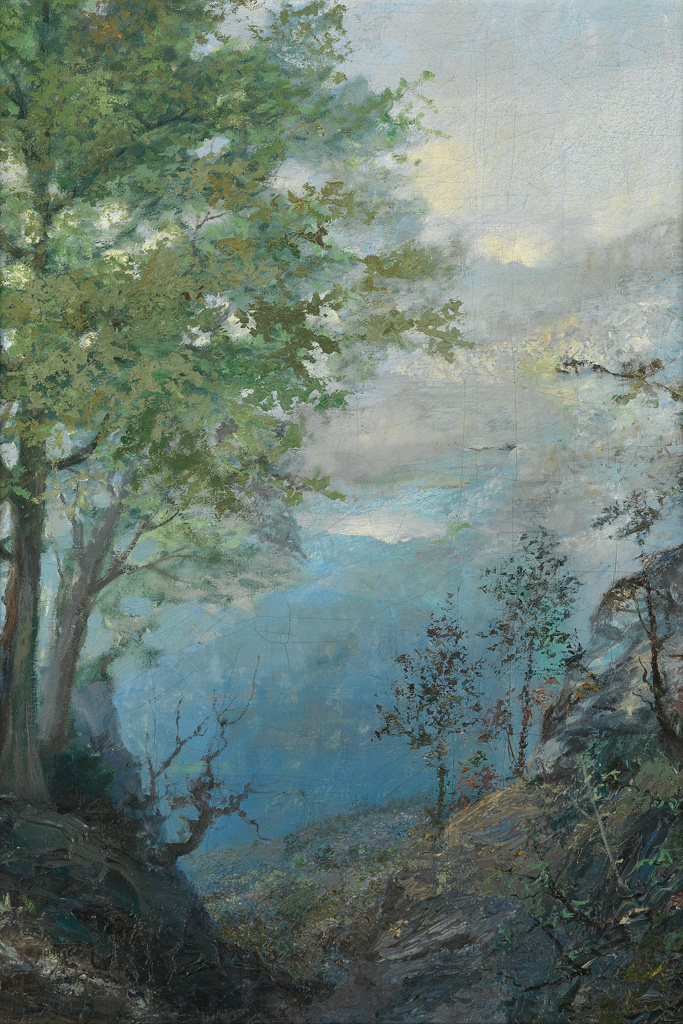 Appraisal: THOMAS WATSON HUNSTER - View of a Valley Oil on