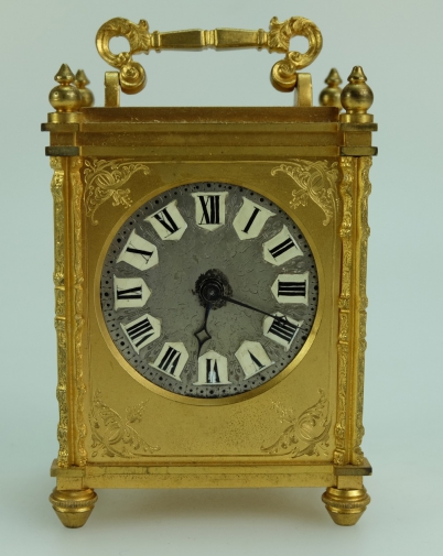 Appraisal: Carriage clock marked A De Boos London to movement