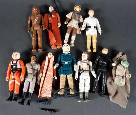 Appraisal: Eleven assorted Kenner plastic ''Star Wars'' action figures figures include