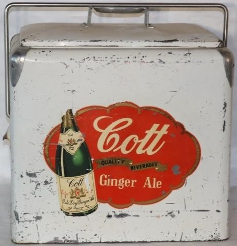 Appraisal: COTT GINGER ALE COOLER WITH BOTTLE OPENER BY THEPROGRESSIVE REFRIGERATION