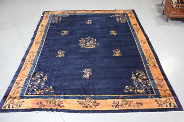 Appraisal: Fine Quality Roomsize Chinese Art Deco Carpet Beautiful colors and