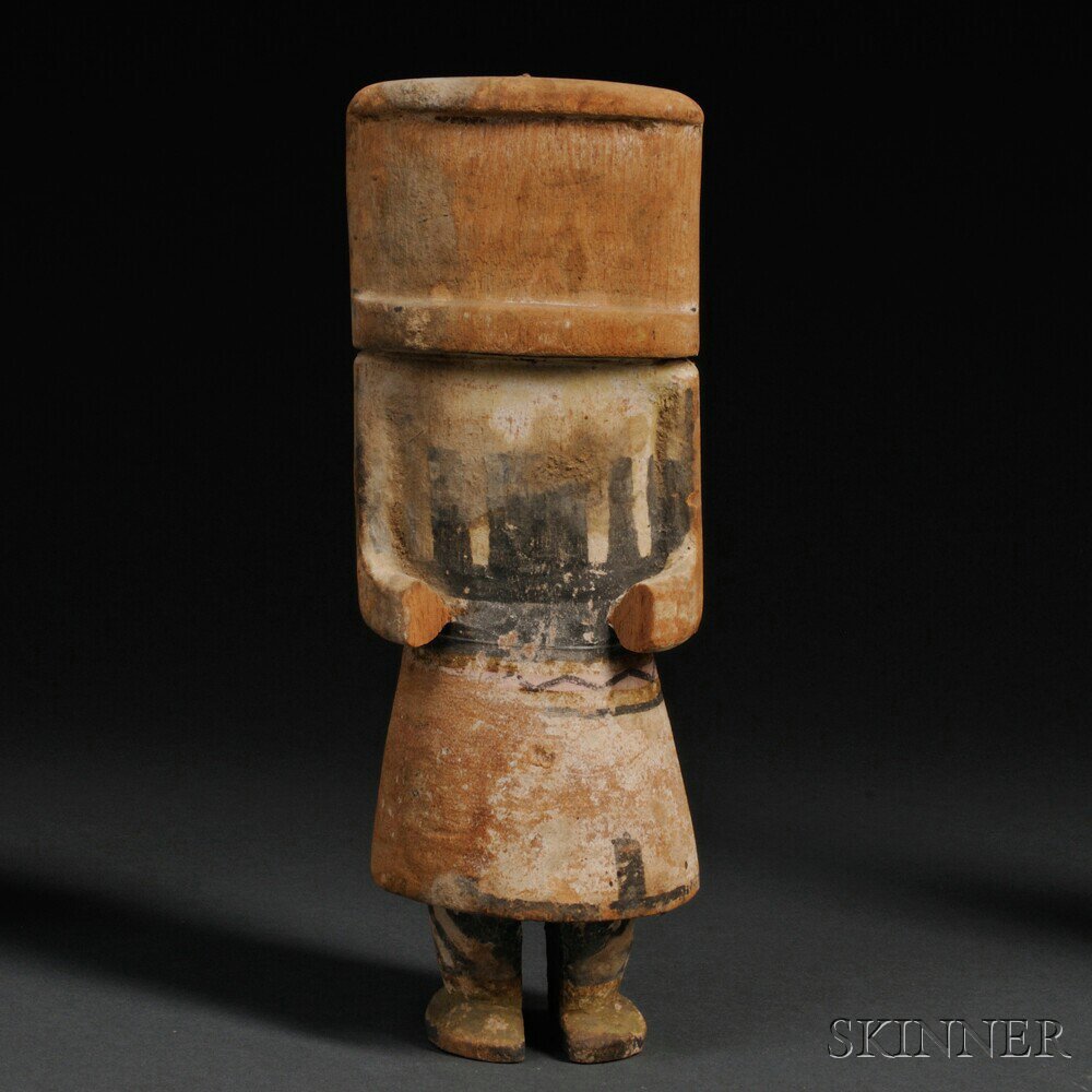 Appraisal: Hopi Polychrome Carved Wood Kachina c late th century possibly