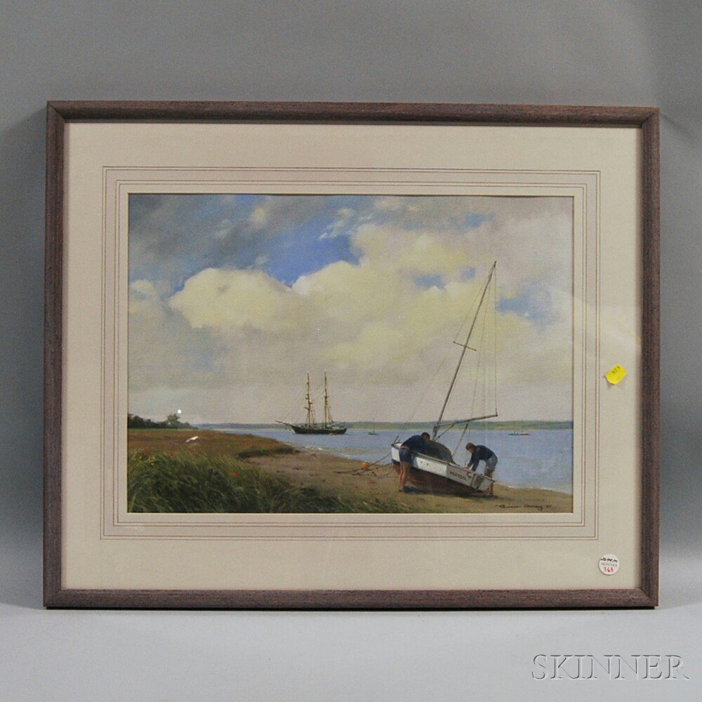 Appraisal: Terence Lionel Storey British b Ready to Sail Signed and